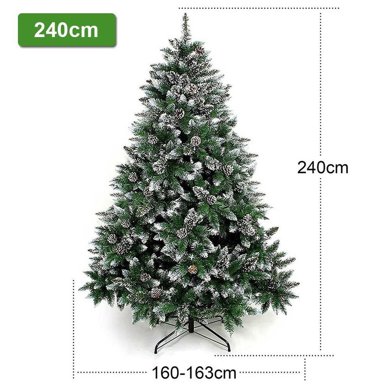 Yorbay künstlich Weihnachtsbaum mit Schnee und Deko - K185 - 14 - yorbiy.com