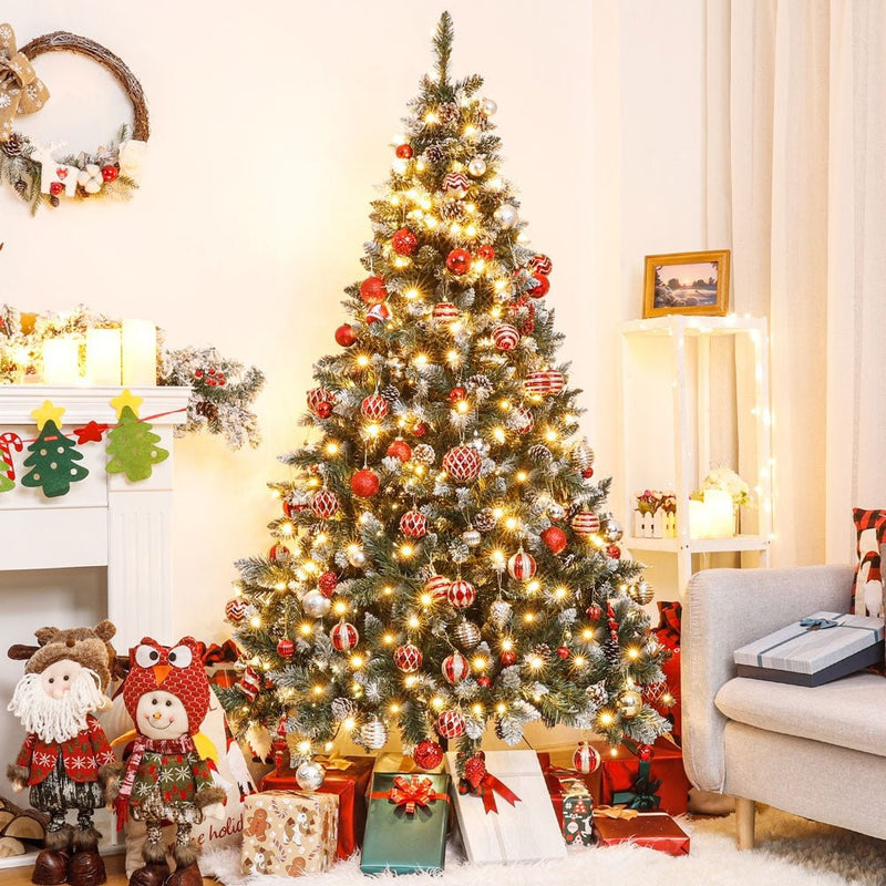 Yorbay künstlicher Weihnachtsbaum mit Beleuchtung, 150 cm, 180 cm und 210 cm - O016A - 2 - yorbiy.com