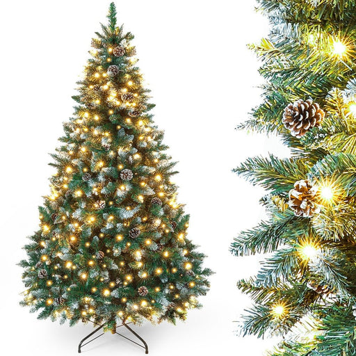 Yorbay künstlicher Weihnachtsbaum mit Beleuchtung, 150 cm, 180 cm und 210 cm - O016A - 1 - yorbiy.com