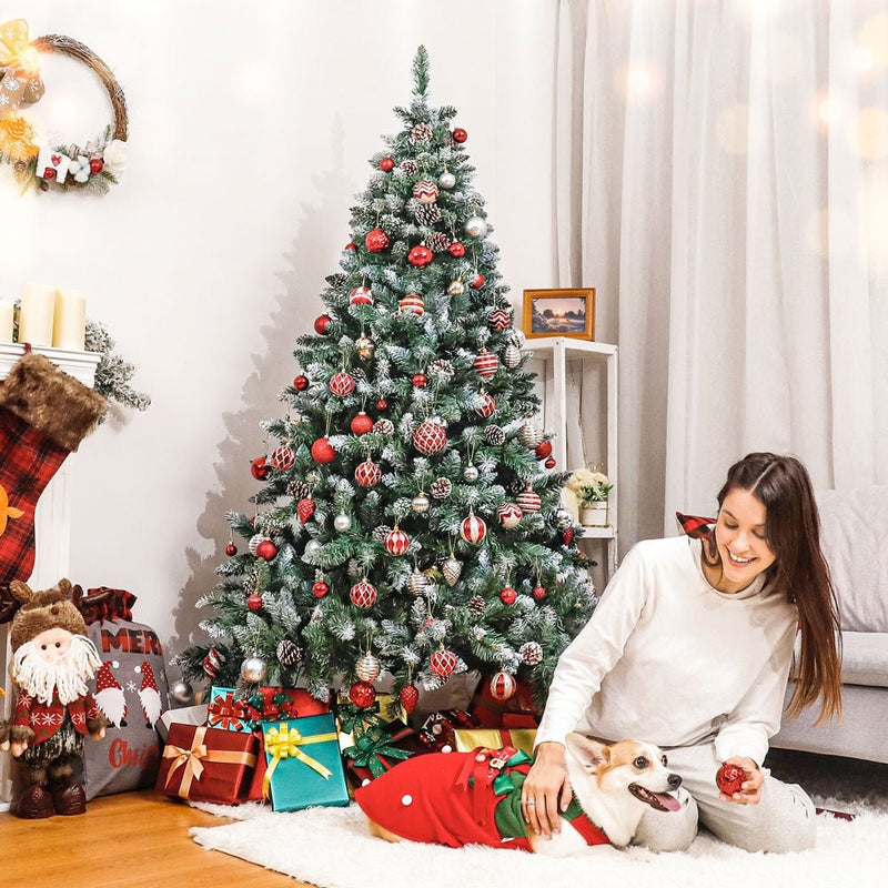 Yorbay künstlicher Weihnachtsbaum mit Beleuchtung, 150 cm, 180 cm und 210 cm - O016A - 6 - yorbiy.com